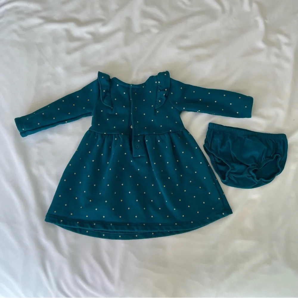 Carter's Polka Dot‎ Fleece Dress